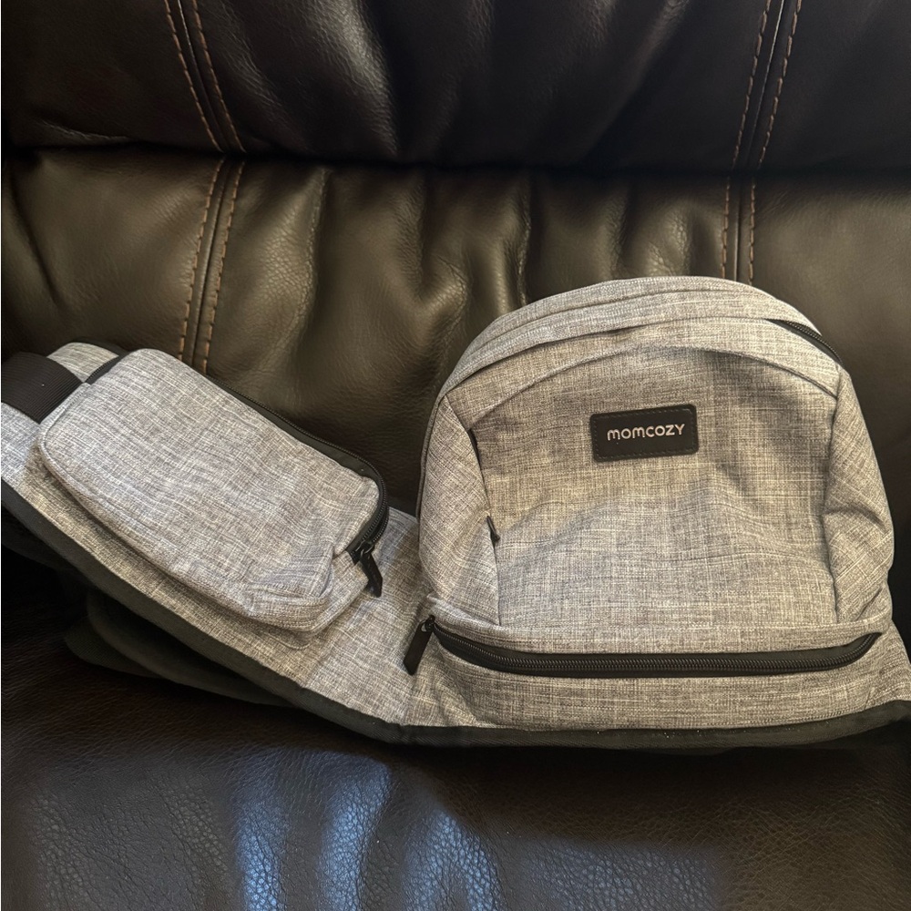 Gray Momcozy Hip Carrier